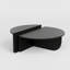 Ensemble de tables basses Modern Modern (2 pièces), 35,4 x 11,8 x 23,6 pouces et 33,5 x 13,8 x 19,7 pouces | Panneau de particules 100% enduit de mélamine, cerclage en PVC durable | Parfait pour les salons contemporains et les espaces élégants-130018500