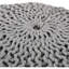 Charmant pouf en coton tricoté pour un décor et un confort élégants-191047107