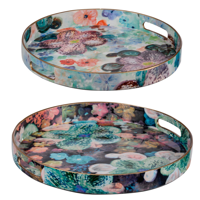 Ensemble de 2 plateaux Mailloux