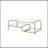 Mirrored & Gold Finish Coffee Table