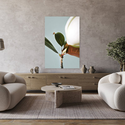 Contemporary Art Elegant Abstract Magnolia Nature Flower Wall Art