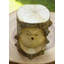 Figurine de chouette en bois faite à la main à partir de crocodile
