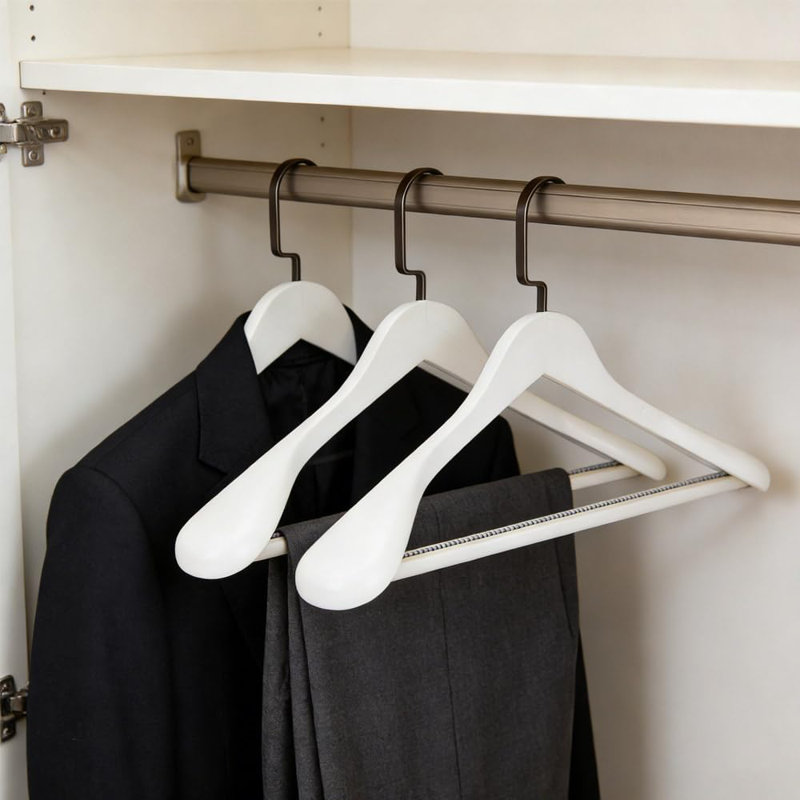 Wood Standard Hanger, White