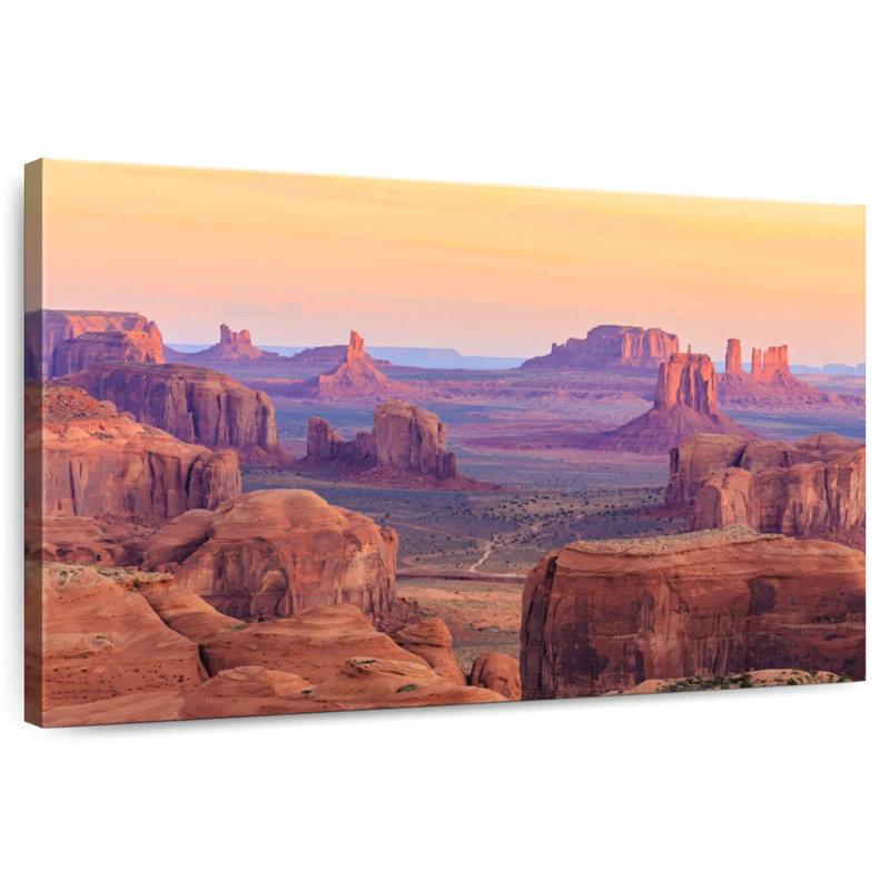 Paysage d'Alvord Monument Valley, H 8 po x l 12 po