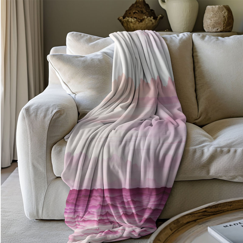 Couverture romantique 1 pièce Sherpa Premium, Grand lit