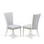 Ensemble de table de cuisine 6 pièces comprenant une table à manger rectangulaire avec pieds en V et 4 chaises rembourrées en lin gris avec banc, multicolore-1779776568-1779629325