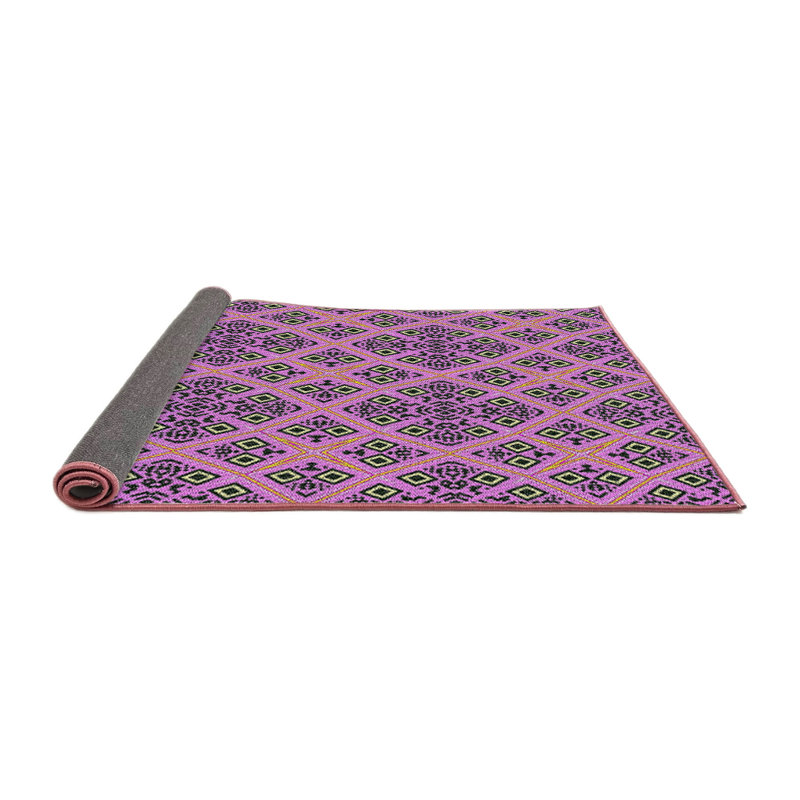 Rouge Non disponible mauve/rose Tapis décoratif, Rond 6 pi