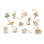 Lenox Luck of the Irish 12-Piece Ornament Set
