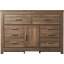 Commode combinée 6 tiroirs Keicha