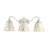 Dainotas 3-Light Vanity Light in Antique Ivory