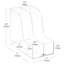  Rangement vertical, classeur de bureau, porte-revues, bureau, acrylique, L 6 po x l 11 po x H 9,75 po