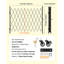 Barrière à ciseaux pliante simple verrouillable-115239000