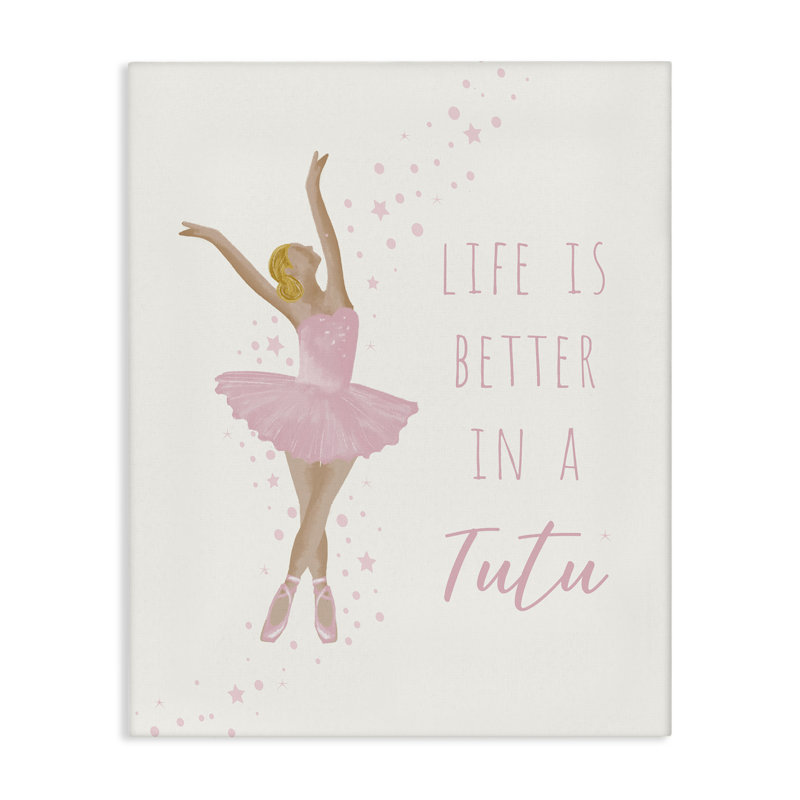 «Life Is Better In Tutu Canvas», conception par Chen Alyesh, H 30 po x l 24 po