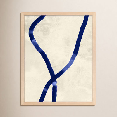 Blue Rope 1 Print by Jacques Pilon