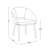Evanoff 18.5'' H Upholstered Metal Side Chair-737938053-737938052