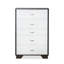 Coffre ACME Eloy, blanc et espresso-23333043