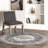 Teo Medallion Machine Washable Area Rug for Living Room Bedroom Dining Room Kitchen, Light Grey/Ivory-1597160848