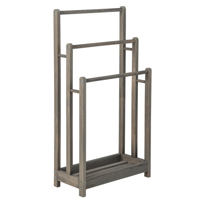 Wood Freestanding Towel Stand