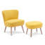Fauteuil de chambre avec repose-pieds Breann-379906014