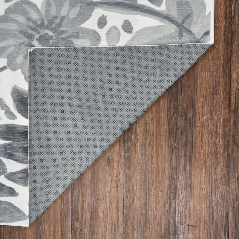 Tapis gris lavable My Magic Carpet, Rectangle 5 pi x 3 pi