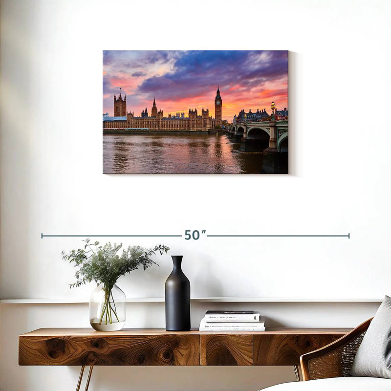 Sireci View By The Thames River, 20" H x 30" W