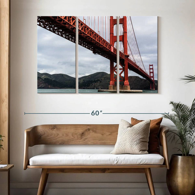 Lilie Golden Gate Architecture, H 32 po x l 50 po