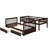 Twintwin Bunk Bed With Measures & -colored Practical Storage Solutions