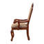 Chaise avec accoudoirs en tissu Bevelyn