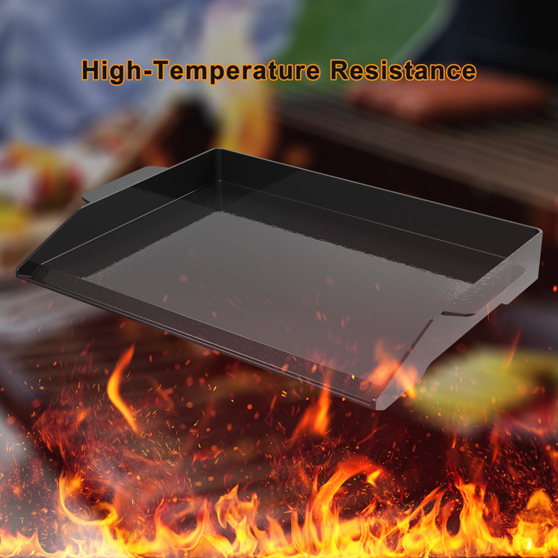 Universal Porcelain-enameled Cast Iron Cooking Griddle