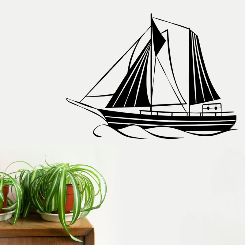 Sailboat Metal Wall Décor