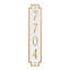 Windsor Personalized Vertical 4-Line Wall Address Plaque-422864196