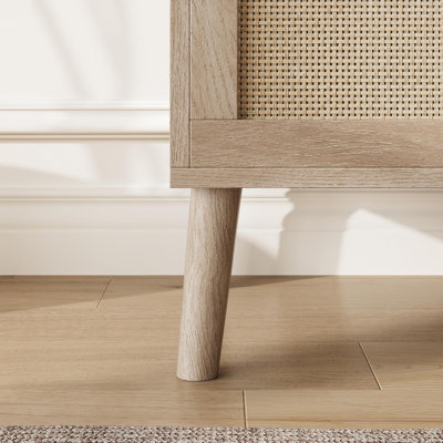 Commode 8 tiroirs 8 tiroirs, commode en rotin 47,2 po x 15,7 po x 37 po