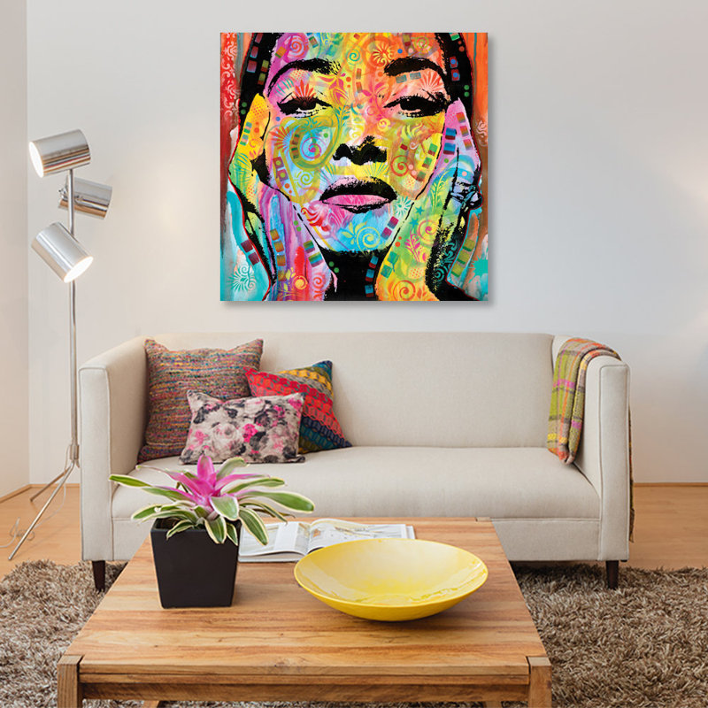 «Maria Callas», impression sur toile, H 26 po x l 26 po x P 1,5 po, Toile tendue, Pas de tapis