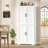 71.3" Tall White Modern Farmhouse Storage Cabinet, Food Pantry with 6 Shelves, Premium MDF Construction, Versatile for Kitchen, Entryway & Bathroom (Handle Upgraded)-1105205095