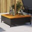 Parasol Base Cover 70X70x25 Cm Poly Rattan And Acacia-1660249382