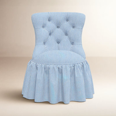 Minnie Cotton Swivel Side Chair