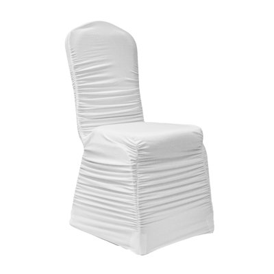 Housse pour chaise de patio élasthanne ruched