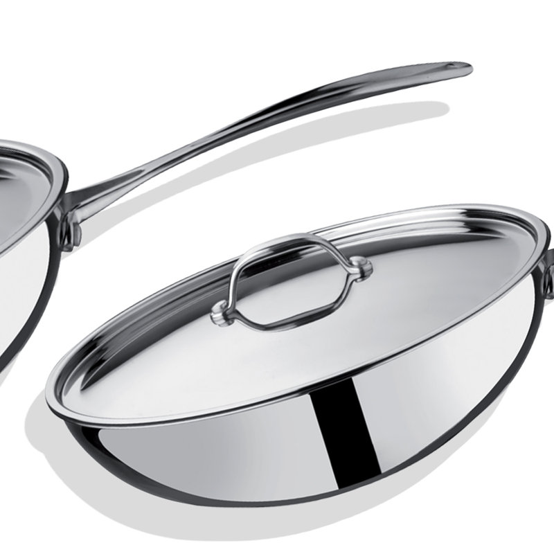 Wok avec couvercle cm 30 pierre glamour, L 11 po x l 11 po x H 5 po