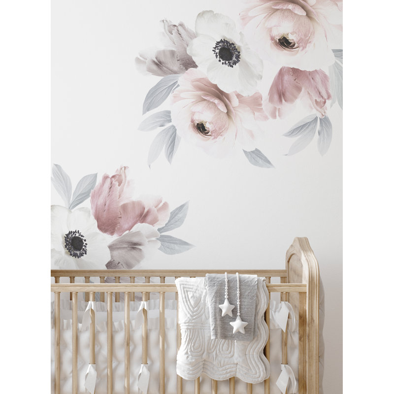 Adhésif décoratif floral, Romantique