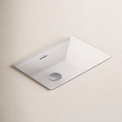 Brazn Rectangular Undermount Bathroom Sink
