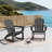 HDPE Wooden Rocking Adirondack Chair-1451337156