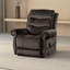 Fauteuil relevable de style transitionnel gris foncé