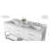Carrie 72'' Double Bathroom Vanity with Carrara Marble Top