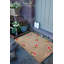 Watercolour Flowers Coir Doormat-649522290