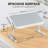Portable Adjustable Lap Desk with USB Ports, LED Light, Cooling Fan & Storage – Perfect for Work & Relaxation