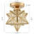 Killead 1-Light Moravian Star Ceiling Light-1312267596