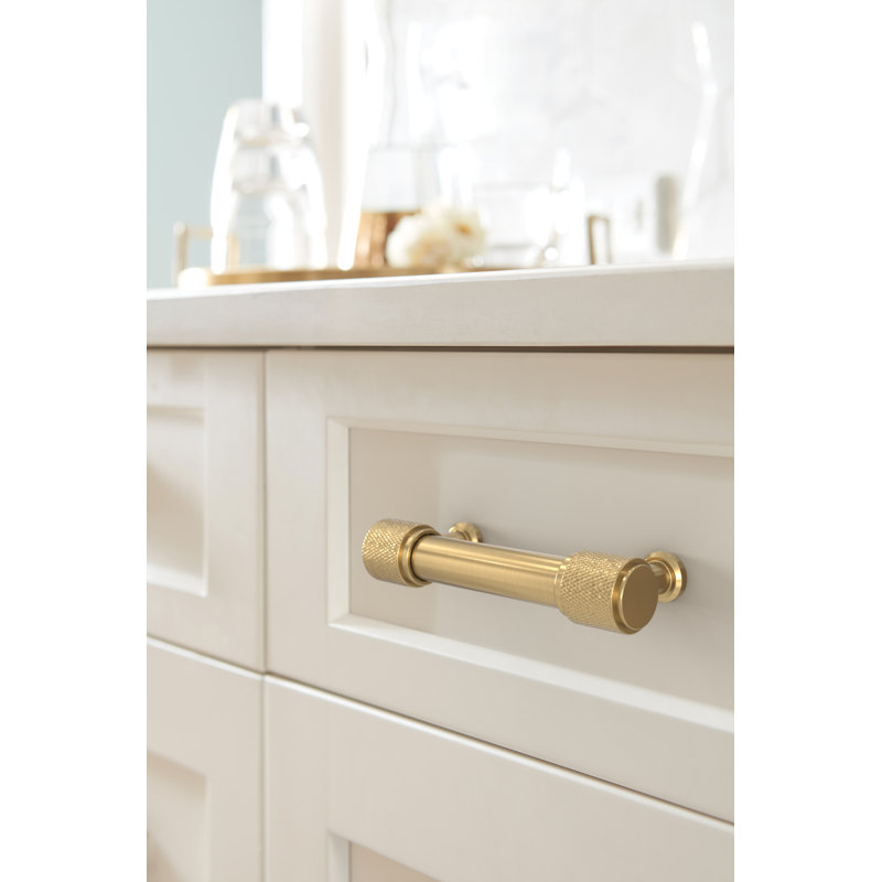 Faraday Center-to-Center Cabinet Pull, 3", Champagne Bronze