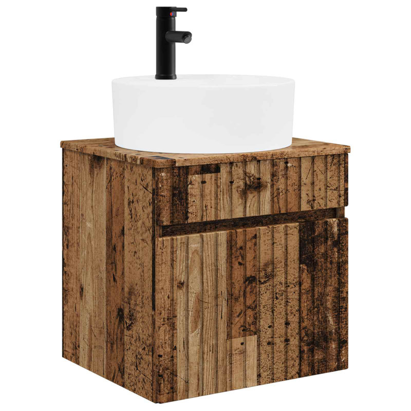 490 mm Bathroom Vanity, Old Wood