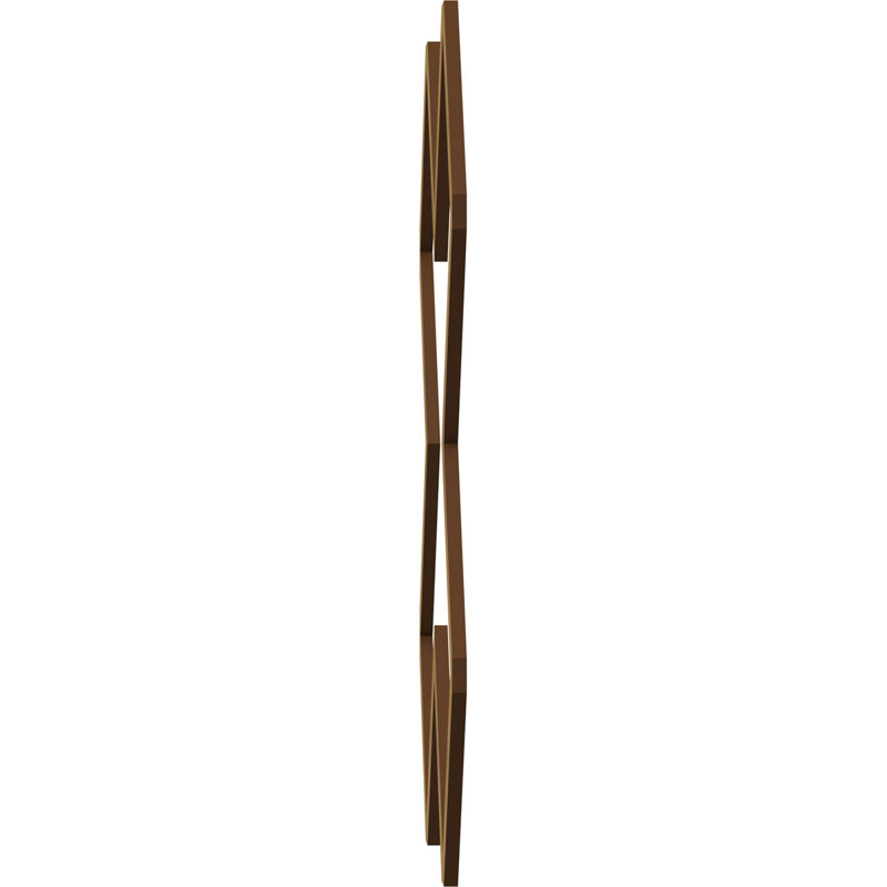 Panneaux muraux décoratifs en bois Fowler, H 23 3/8 po x l 23 3/8 po x P 3/8 po, Qualité de peinture (bois)