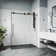 Elan E-class 46" W x 34" D x 76" H Sliding Frameless Shower Enclosure with 3/8" Clear Glass